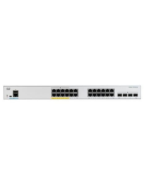 Cisco Catalyst 1000 C1000-24P-4G-L, 24-Port Gigabit Managed L2 Switch (C1000-24P-4G-L)