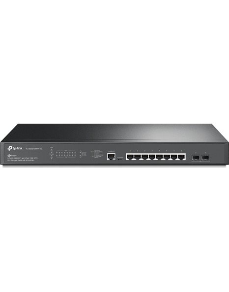 TP-Link  JetStream 8-Port 2.5GBASE-T and 2-Port 10GE SFP+ L2+ Managed Switch with 8-Port PoE+ V1 (TL-SG3210XHP-M2)