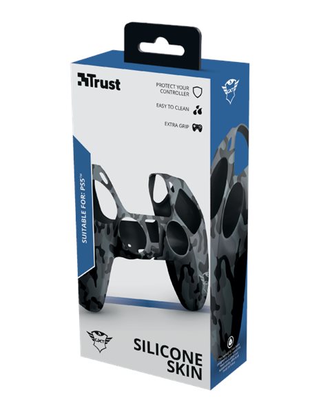 Trust GXT 748 Controller Silicone Sleeve PS5,  Black Camo (24172)