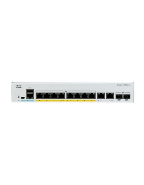 Cisco C1000-8T-2G-L, 8-Port Gigabit Managed Switch, Full (C1000-8T-2G-L)