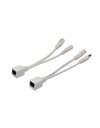 Digitus Passive PoE Cable Kit 1x Splitter PD cable, 1x Injector PSE cable, White (DN-95001)
