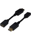 Digitus DisplayPort adapter cable, DP - HDMI type A M/F, 0.15m,w/interlock, DP (AK-340408-001-S)