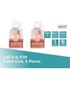 Digitus CAT 6 S/FTP Patch Cord, 7m, Gray, 5 Units (DK-1644-070-5)