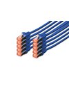 Digitus CAT 6 S/FTP Patch Cord, 5m, Blue, 10 Units (DK-1644-050-B-10)