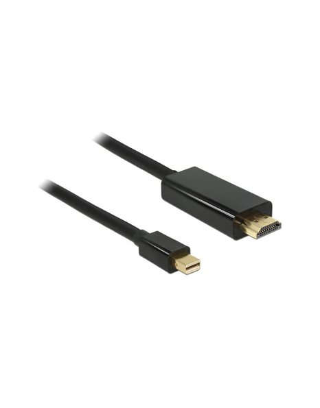 Delock Passive mini DisplayPort 1.1 to 1m HDMI Cable (83698)
