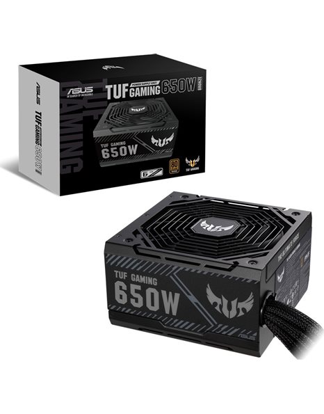 Asus TUF Gaming 650W Power Supply, 80+ Bronze, Active PFC, 135mm Fan, Non Modular (90YE00D1-B0NA00)