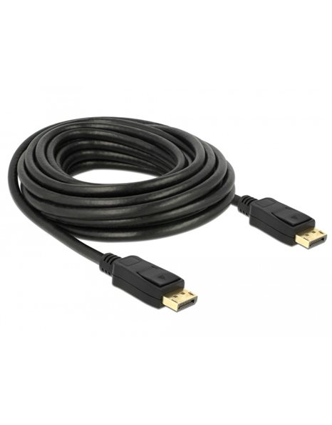 Delock Cable DisplayPort 1.2 male to DisplayPort male 4K 60Hz 7m, Black (84860)