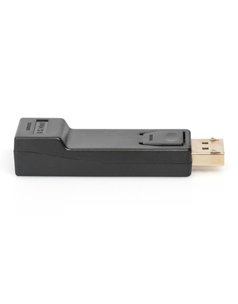 Digitus DisplayPort Adapter, DisplayPort to HDMI type A Male/Female, with Locking, CE, Black (AK-340602-000-S)