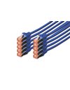 Digitus CAT 6 S/FTP Patch Cord, 1m, Blue, 10 Units (DK-1644-010-B-10)