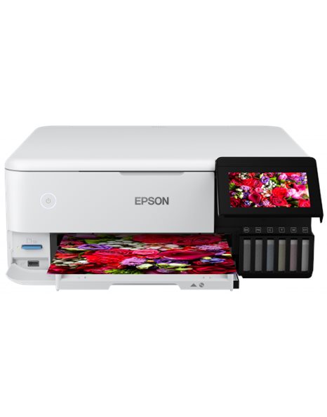 Epson EcoTank  L8160, A4 Color Multifunction Inkjet Printer (Print/Scan/Copy), 5760x1440 Dpi, 12ppm, Ethernet, WiFi, USB (C11CJ20402)