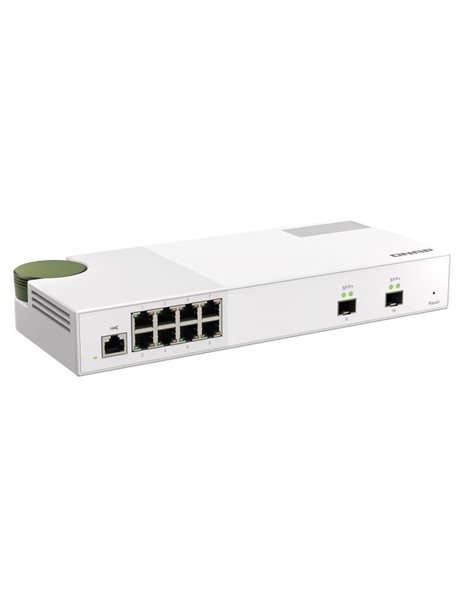 Qnap QSW-M2108-2S 10GbE and 2.5GbE Layer 2 Web Managed Switch (QSW-M2108-2S)