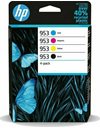HP 953 4-Pack Black/Cyan/Magenta/Yellow Original Ink Cartridges (6ZC69AE)