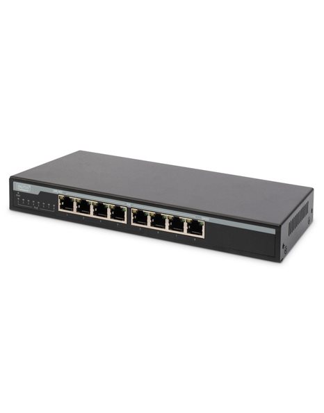 Digitus Gigabit Ethernet PoE Switch 8-port PoE, 135W PoE (DN-95340)