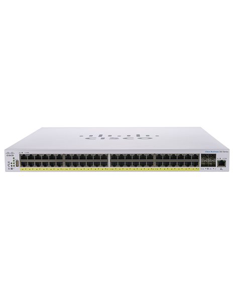 Cisco CBS250-48P-4X-EU, 48 Port Gigabit Switch, PoE (CBS250-48P-4X-EU)