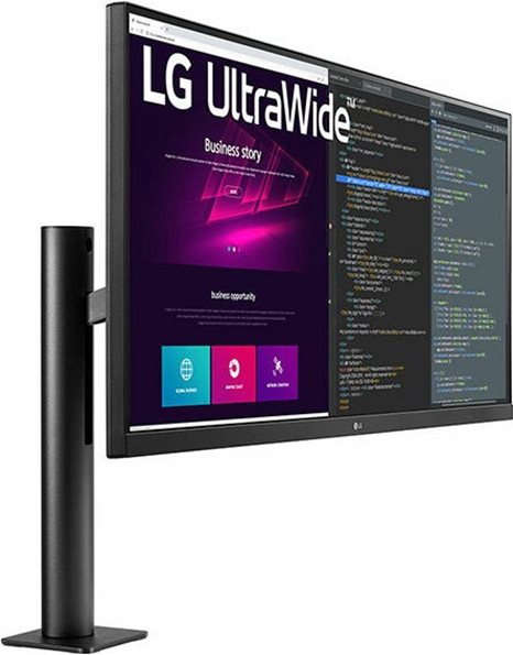 LG 34WN780-B 34-Inch QHD IPS Monitor, 3440x1440, 5ms, 21:9, 1000:1, HDMI, DP, Speakers (34WN780-B)