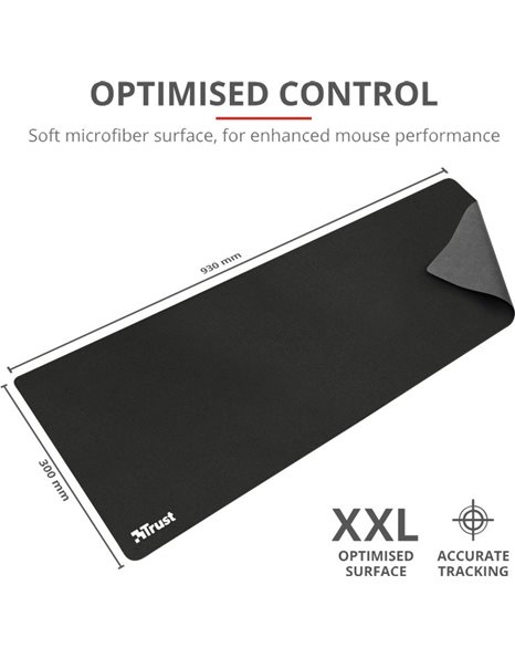 Trust Mouse Pad XXL, 93x30cm, Black (24194)