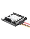 Digitus Double 2.5-Inch HDD/SSD to 3.5-Inch Bay including Metal Mounting Frame, Screws, Cable set, Black (DA-70434)