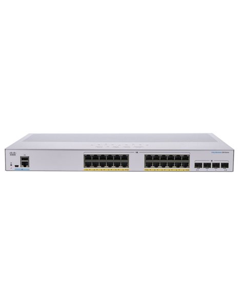 Cisco CBS250-24FP-4G-EU, 24 Port Gigabit Switch Managed, POE (CBS250-24FP-4G-EU)