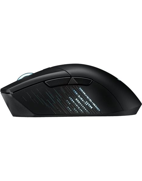 Asus ROG Gladius III RGB Wireless Gaming Mouse, 19000dpi, 6 Buttons, Black (90MP0200-BMUA00)