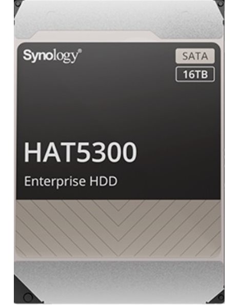 Synology HAT5300-16T, 16TB HDD, 3,5, SATA3, 7200RPM, Gray (HAT5300-16T)