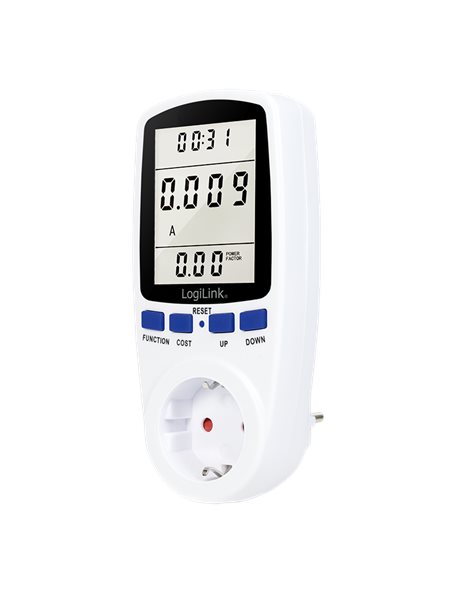LogiLink Premium Energy Cost Meter, White (EM0003)