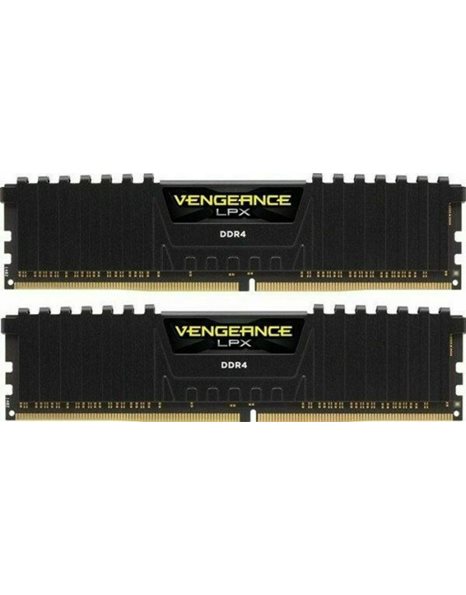 Corsair Vengeance LPX 16GB Kit (2x8GB) 3600MHz UDIMM DDR4 CL16 1.35V, Black (CMK16GX4M2D3600C16)