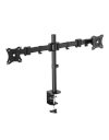 LogiLink Dual Monitor Mount, 13-Inch Up To 27-Inch, Steel, Black (BP0022)