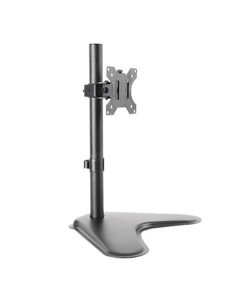 LogiLink Monitor Table Stand For 13-Inch To 32-Inch Monitors, Steel, Black (BP0044)