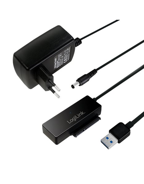 LogiLink USB 3.0 To SATA Adapter, Black (AU0050)