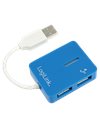 LogiLink Smile USB-A 2.0 4-Port Hub, Blue (UA0136)