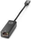HP USB Type-C to RJ45 Adapter, Black (V8Y76AA)