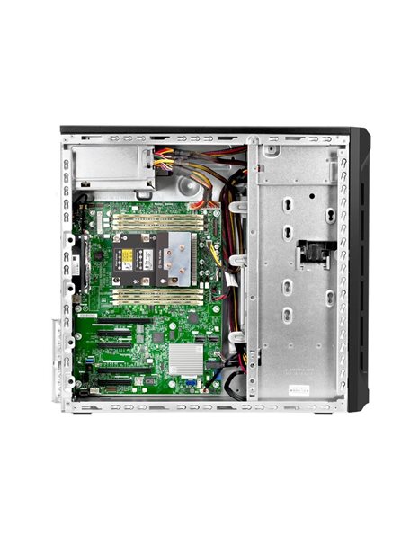 HPE ProLiant ML110 Gen10, Silver 4208/16GB/NoHDD/S100i/2x1Gb/800W PSU, Black (P21440-421)