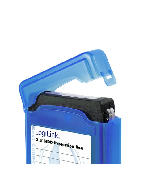LogiLink HDD Protection Box For 3.5-Inch HDDs, Blue (UA0133)