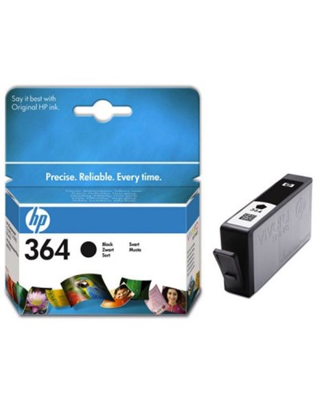 HP 364 Black  Ink Cartridge Vivere Ink  (CB316EE)