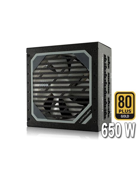 LC-Power Super Silent Series LC6550M V2.31, 550W Power Supply, 80+ Gold, Active PFC, 120mm Fan, Full Modular