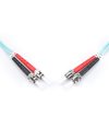 Digitus Optical Fiber Multimode Patch Cord, ST to ST MM OM3 50/125µ, 2m, Aqua (DK-2511-02/3)