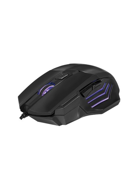 LogiLink Ergonomic Wired Optical USB Gaming Mouse, 2400dpi, 7 Buttons, Black (ID0202)