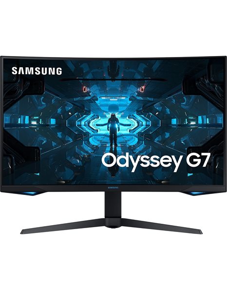 Samsung Odyssey G7 27 Inch VA QHD Curved Gaming Monitor, 2560x1440, 16:9, 1ms, 2500:1, HDMI, DP (LC27G75TQSRXEN)