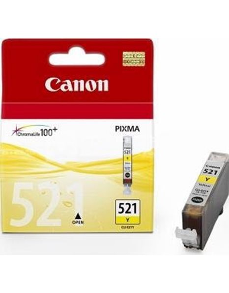 Canon CLI-521Y Yellow Ink Cartridge (2936B001)