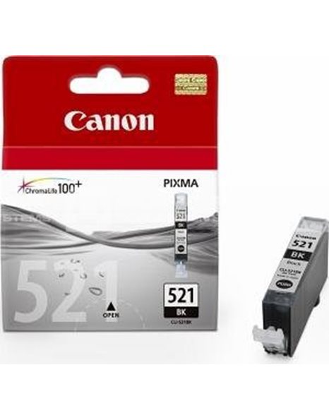 Canon CLI-521BK Black Ink Cartridge (2933B001)