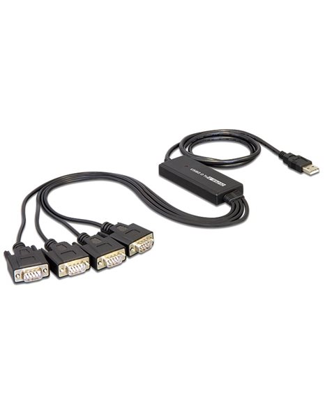 Delock Adapter USB 2.0 to 4 x Serial
