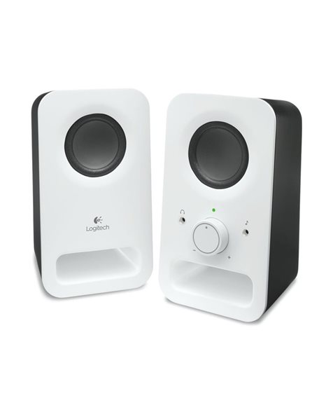 Logitech Z150 Multimedia Speakers, 2.0, White (980-000815)