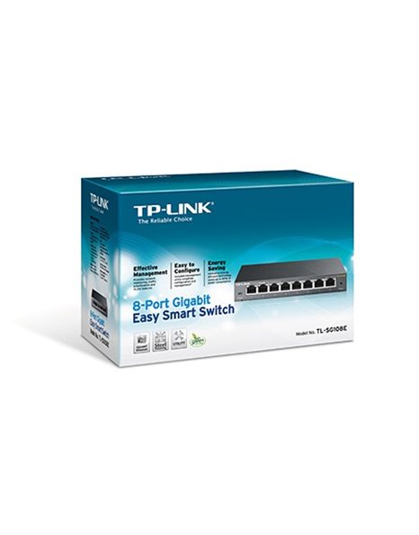 TP-Link 8-Port Gigabit Easy Smart Switch, v4 (TL-SG108E)
