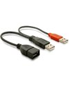 DeLock 2x USB-A male to USB-A female (65306)