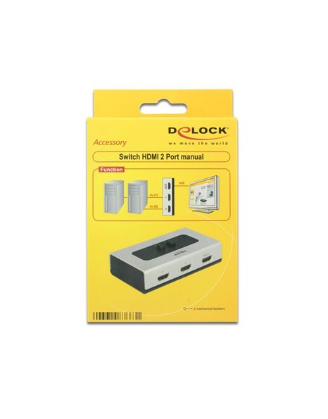 Delock HDMI 2-port manual Switch