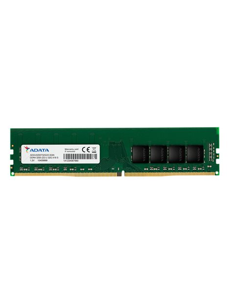 Adata Premier Series 8GB 3200MHz UDIMM DDR4 CL22 1.2V (AD4U32008G22-SGN)