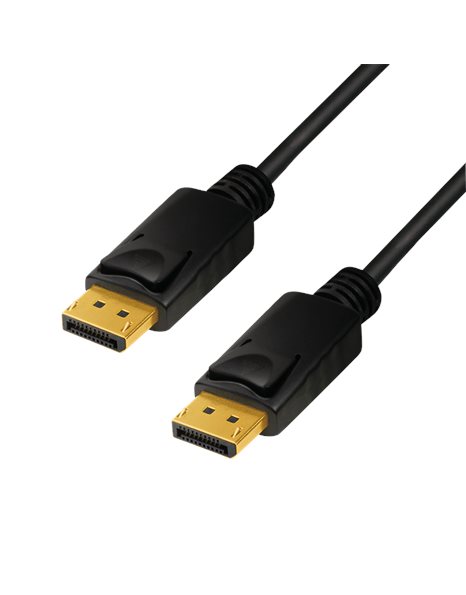 LogiLink DisplayPort Cable, DP/M To DP/M, 8K At 60Hz, 1m, Black (CV0119)