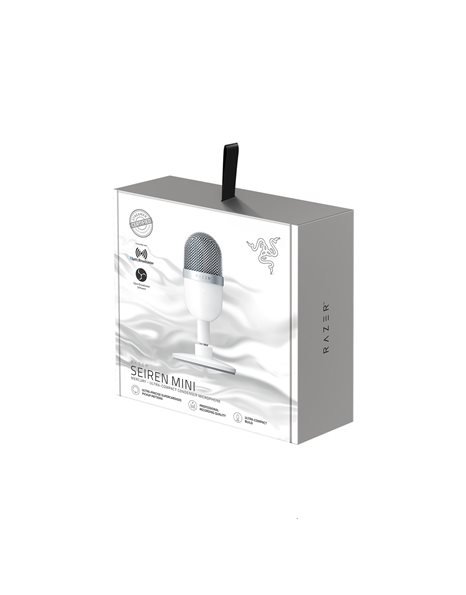 Razer Seiren Min Ultra-Compact Streaming Microphone For PC/PS4/PS5/MAC, USB, Mercury (RZ19-03450300-R3M1)