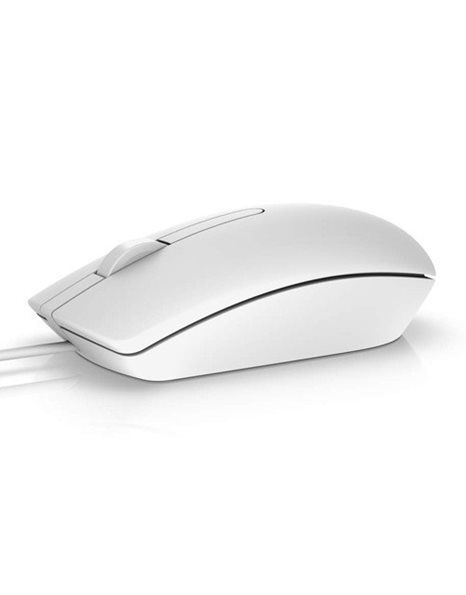 Dell MS116 Optical Mouse, White (570-AAIP)