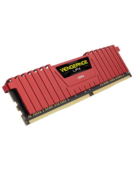 Corsair Vengeance LPX 4GB 2400MHz DDR4 C14, Red (CMK4GX4M1A2400C14R)